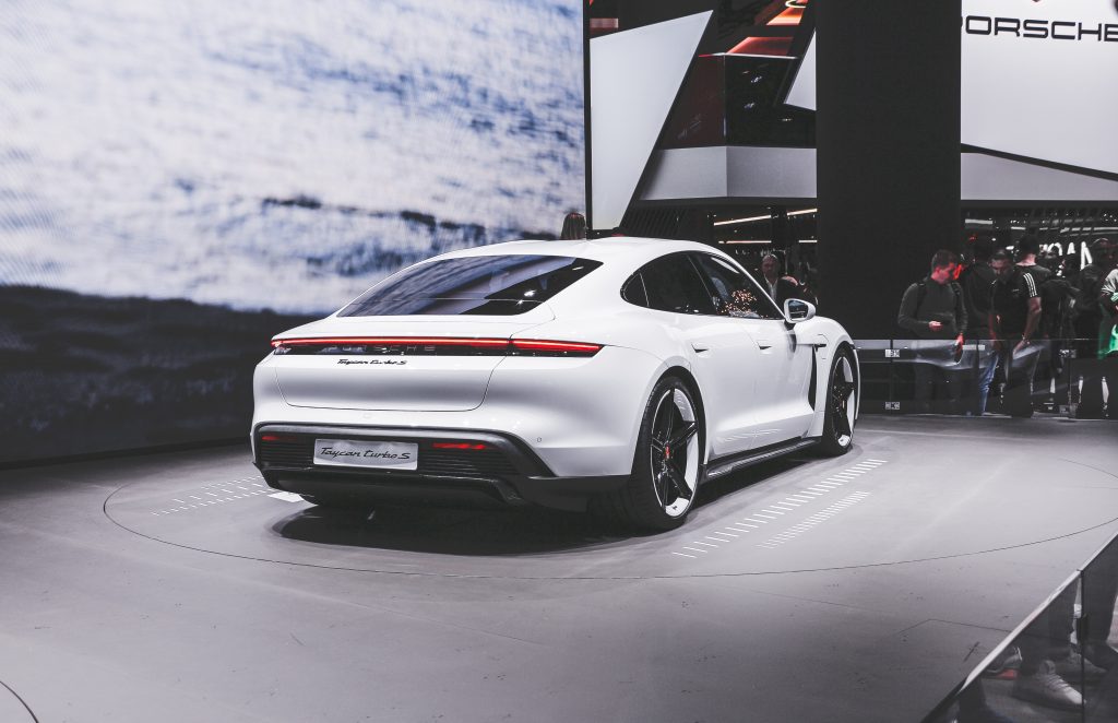 Porsche Taycan
100% electric Porsche
